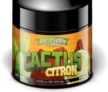 Pastilles 40mg CBD - Citron/Cactus